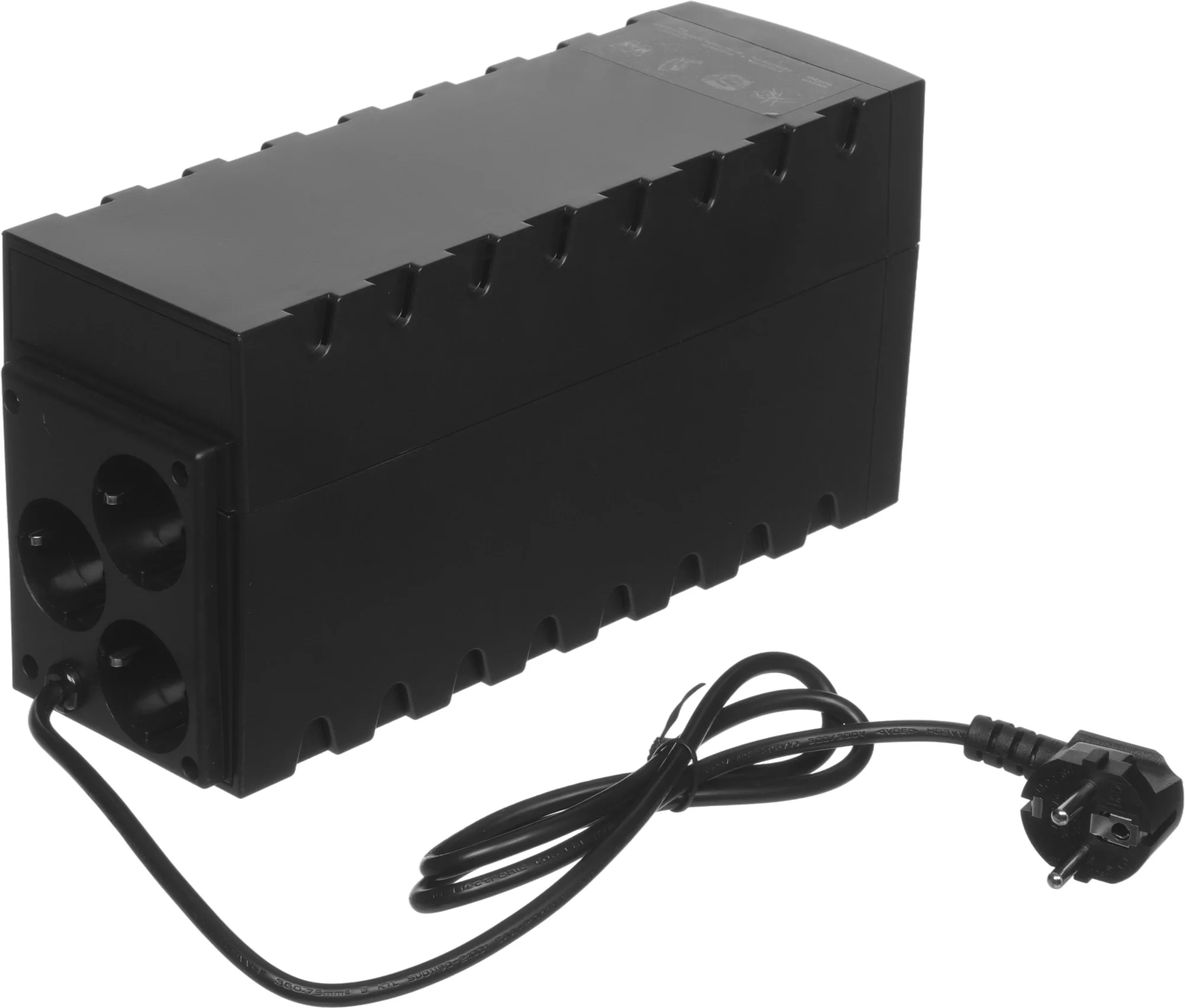 Источник бесперебойного питания Powercom Raptor, Line-Interactive, 800VA/480W, Tower, 3xSchuko (3 batt) (859784)