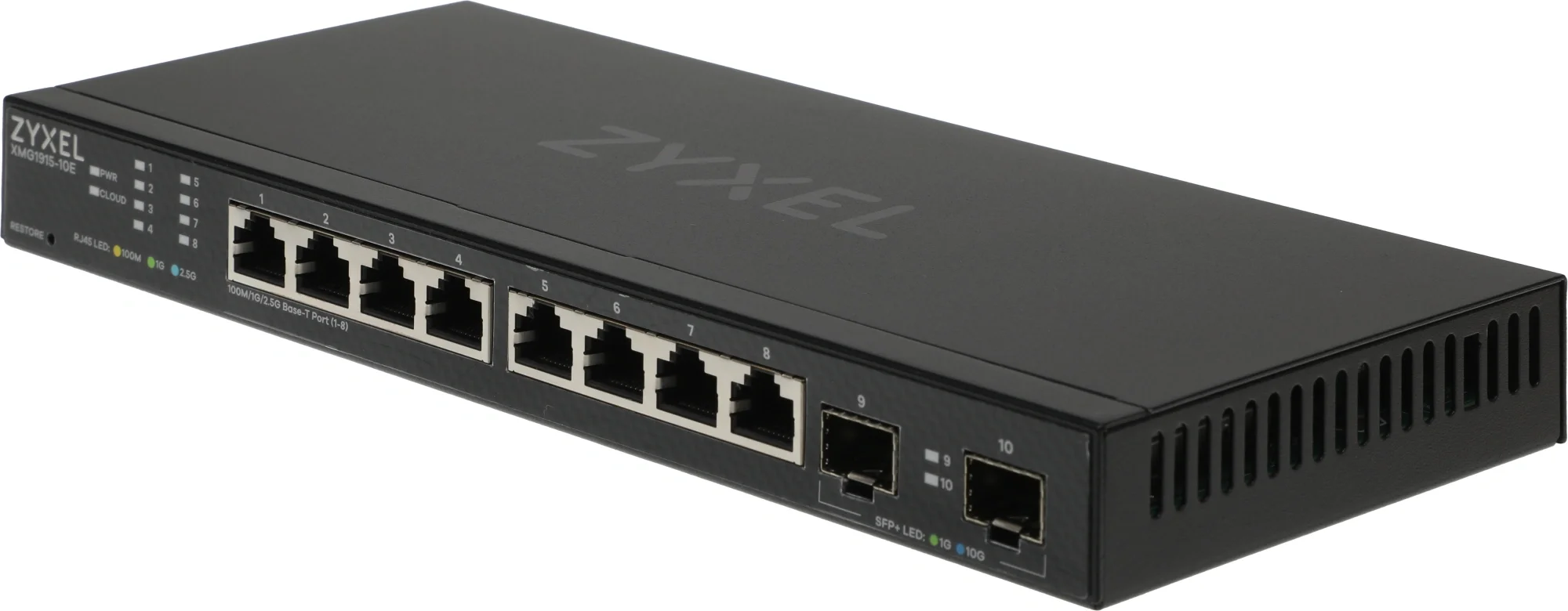 Коммутатор Zyxel XMG1915-10E-EU0101F, L3 Lite, 8×2.5GbE, 2×SFP+