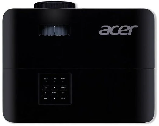 Проектор Acer - X1228H, 1024x768 (XGA), 4:3, DLP, 4800lm, 20000:1, 1x HDMI, 1x VGA in, 1x VGA out, 1x CVBS in, 1x miniJack audio out, 1x miniJack audio in, RS-232, speakers, 3D, чёрный, MR.JTHCD.001