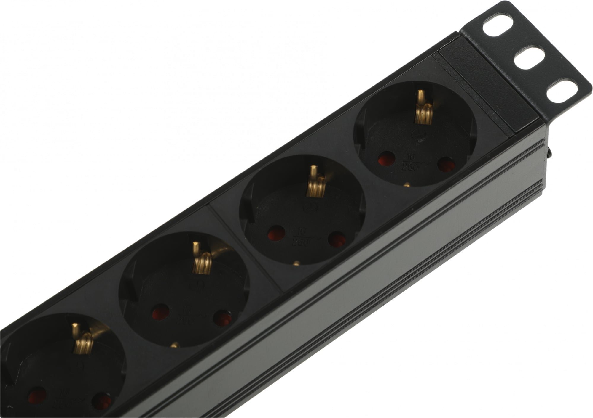 Блок розеток LANMASTER - TWT-PDU19, 10A, out (220V 8xSchuko), Горизонтальный, выключатель, 1U, TWT-PDU19-10A8P