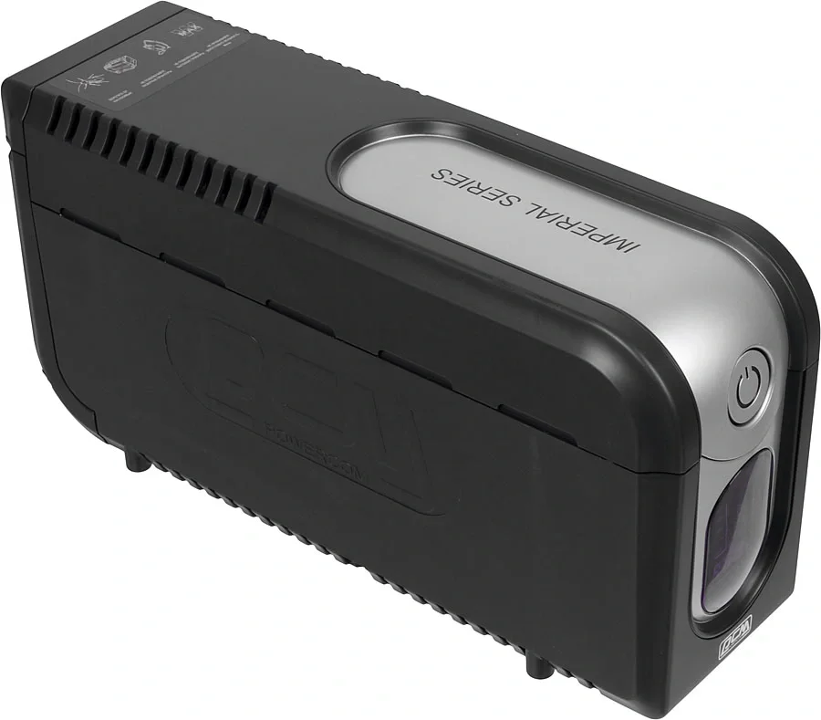 ИБП Powercom IMD-625AP, LCD, линейно-интерактивный, 625 ВA, 375 Вт, 3 розетки IEC320 C13 с резервным питанием,  2 розетки IEC320 C13 с фильтрацией, USB, защита RJ45/RJ11, ШхГхВ 105х334х168мм, 6.3 кг/ UPS Powercom IMD-625AP, LCD, Line Interactive, 625VA, 375W, 3x IEC320 C13 Redundant, 2x IEC320 C13 Filtered, USB, RJ45/RJ11 Protection, WxDxH 105x334x168mm, 6.3kg