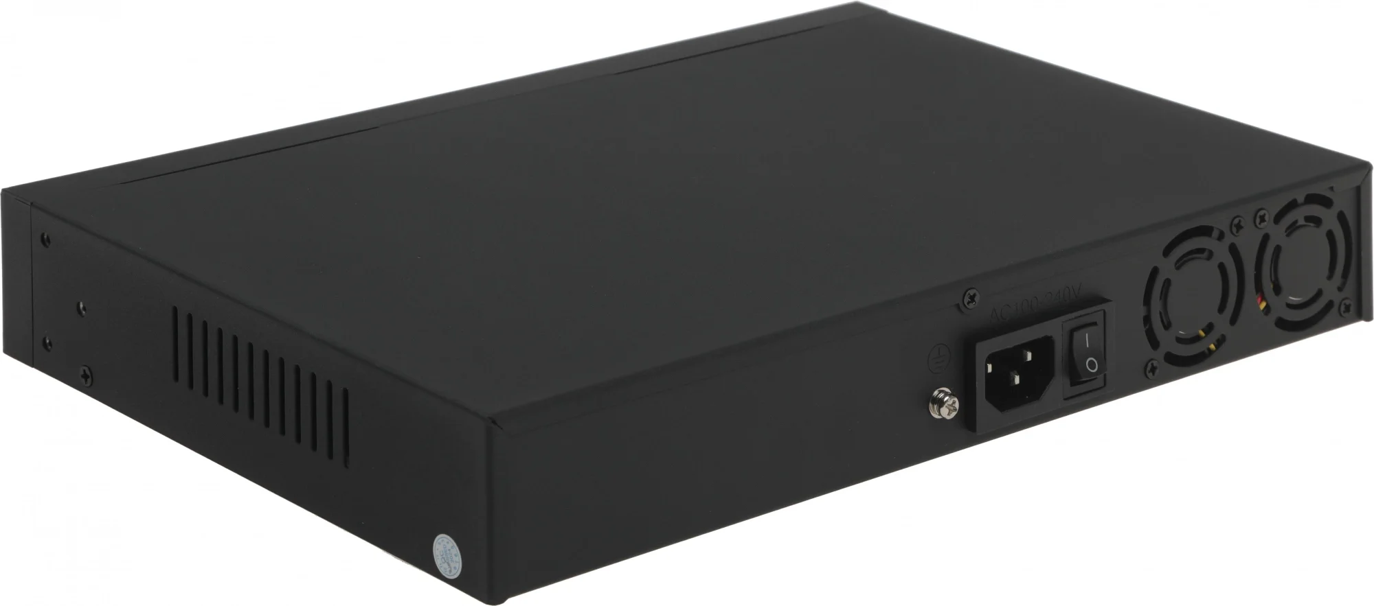 PoE Коммутатор OSNOVO SW-8182/L(300W) Управляемый L2+ PoE коммутатор Gigabit Ethernet на 16 RJ45 PoE + 2 x RJ45 + 2 GE SFP портов. Порты: 2 x GE (10/100/1000Base-T) с PoE (до 90W, A+B) + 14 x GE (10/100/1000Base-T)