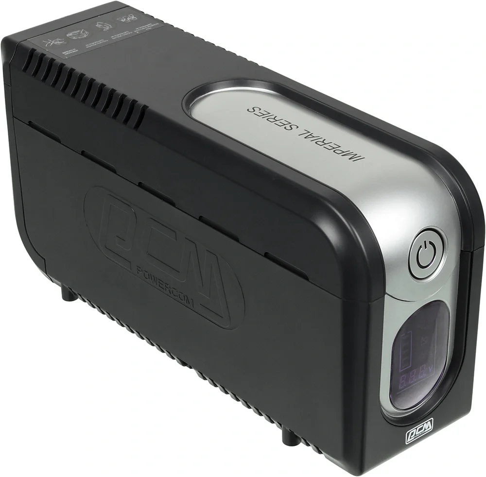 Источник бесперебойного питания Powercom Back-UPS IMPERIAL, Line-Interactive, 525VA/315W, Tower, 5*IEC320-C13 (2 surge & 3 batt), LCD, USB (507307)