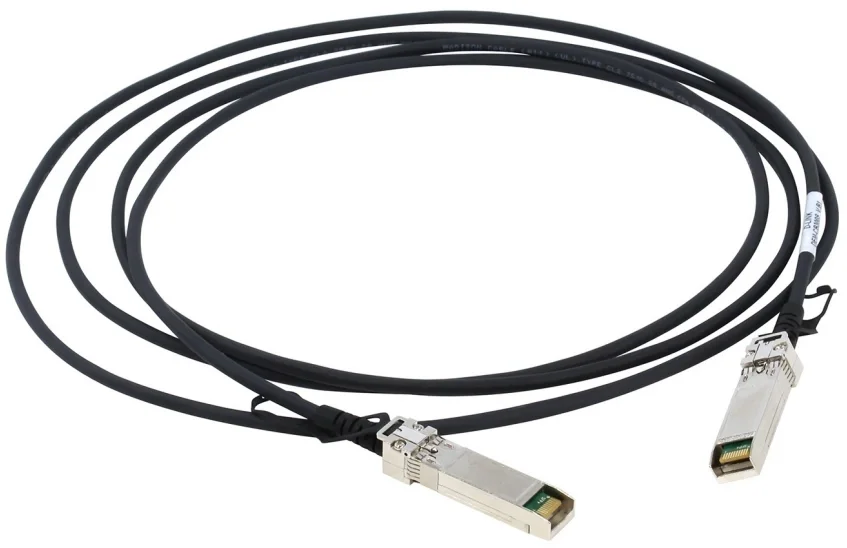 Кабель DAC Future Technologies FT-SFP+CabP-AWG30-1, SFP+-SFP+, 10 Гбит/с, 1 м, черный (FT-SFP+CabP-AWG30-1)