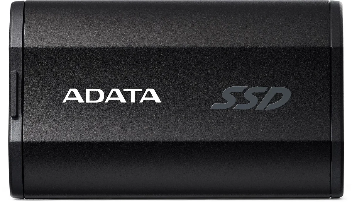 Твердотельный накопитель/ ADATA External SSD SD810, 500GB, Type-C, USB 3.2 Gen2х2, up to R/W 2000/2000 MB/s, 72.7x44x12.2mm, Black (5 лет)