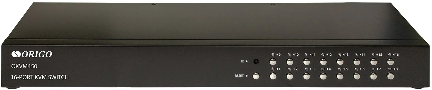 Коммутатор Origo OKVM450/A1A / 16-портовый KVM-переключатель с портами VGA  и  USB