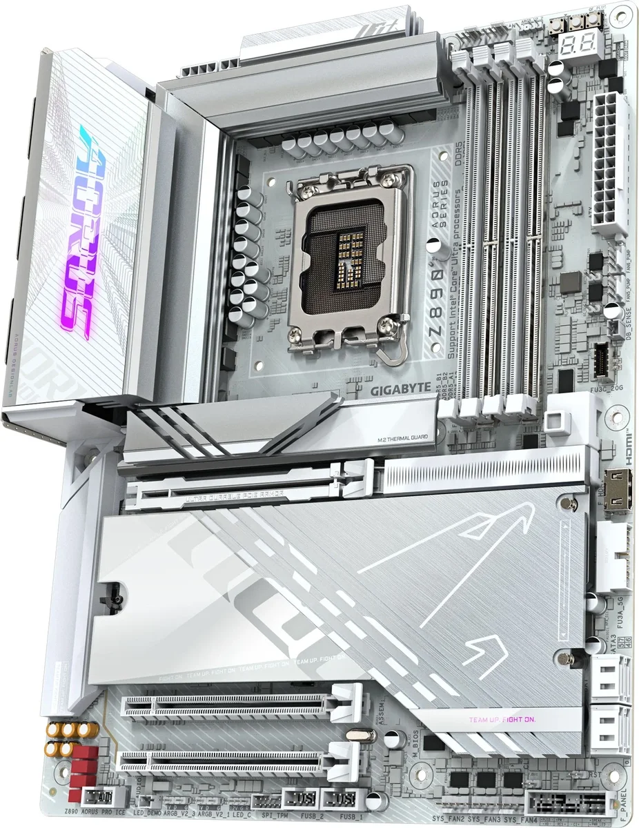 Материнская плата Gigabyte Z890 AORUS PRO ICE, LGA 1851, Intel Z890, ATX