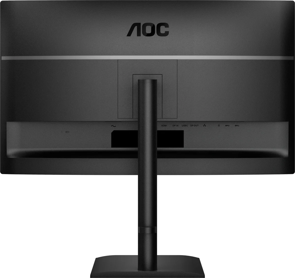 Монитор 27" AOC Q27E4CV IPS 2560x1440, 120 Гц, 4 мс, 16:9, 350 кд/м², HDMI 2.0, DP 1.2, USB-C (90 Вт), USB Hub (4x USB 3.2), RJ45, 3.5 Jack, динамики (2x2 Вт), Adaptive-Sync, VESA 100x100, черный