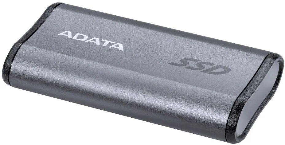 Твердотельный накопитель/ ADATA External SSD SE880, 2000GB, USB 3.2 Gen2 Type-C to Type-C/A, up to R/W 2000/2000 MB/s, 65x35x12.5mm, 31g, Titanium Gray (5 лет)