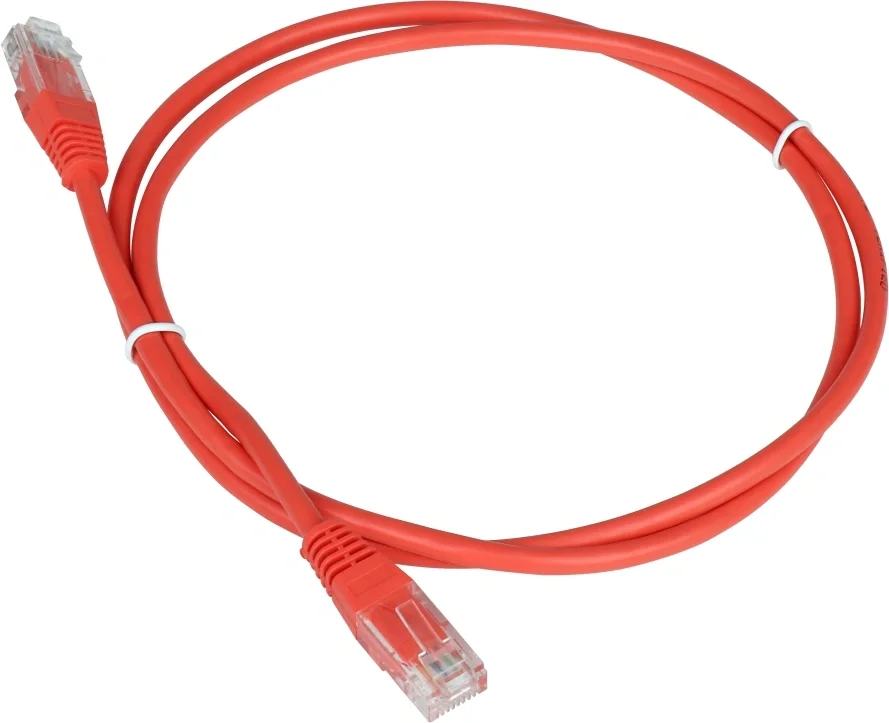 Патч-корд LANMASTER - TWT, UTP, кат. 5e, 2 x RJ-45, RJ-45 - RJ-45, ПВХ, оранжевый, 1.5 м, с заливными колпачками, TWT-45-45-1.5-OR