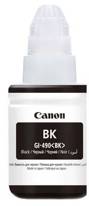 Чернила Canon Pixma G1400/G2400/G3400/G4400 GI-490BK (0663C001) Black (6k/135мл) pigment, шт