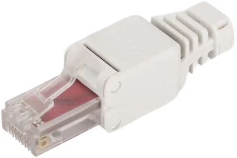 Коннектор Lanmaster LAN-TMP-S6 полевой RJ45 кат.6 STP бел. (упак.:1шт)