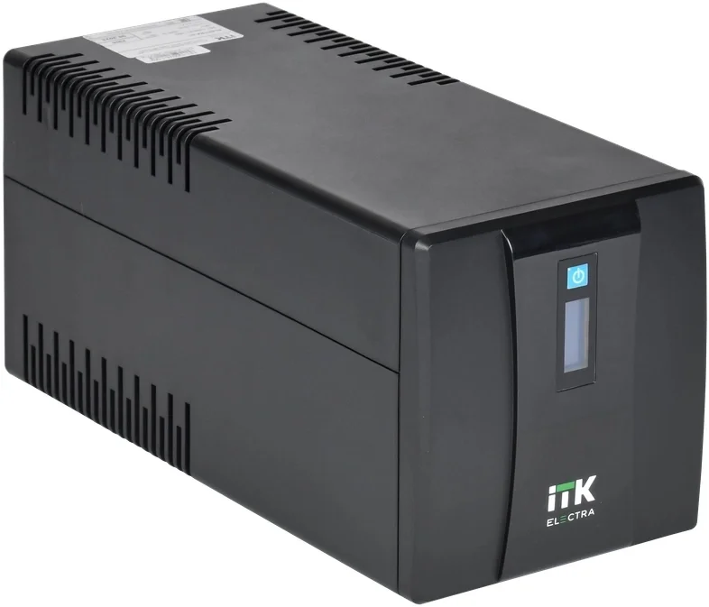 ITK ELECTRA ET ИБП однофазный линейно-интерактивный 1200ВА/720Вт 4хSchuko LCD дисплей АКБ 2х7AH USB