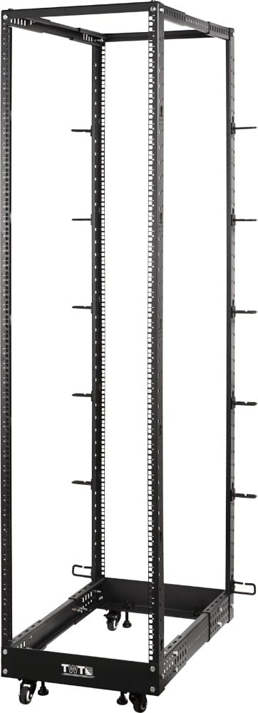TWT-RACK2-42U-LT-ADJ  Стойка двухрамная облегченная 42U, с регулируемой глубиной (560-1020  мм),  черная