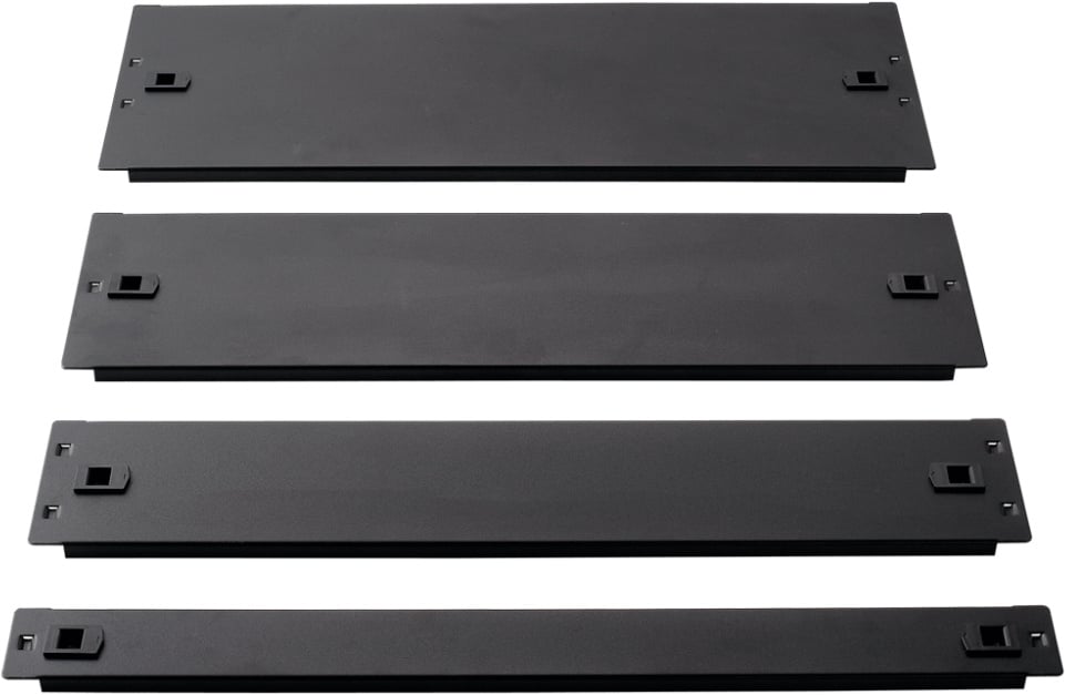 LAN-DC-TLMFP-1U Фальш-панель Lanmaster неперфорированная быстросъемная 1U для шкафов сталь цвет: чёрный