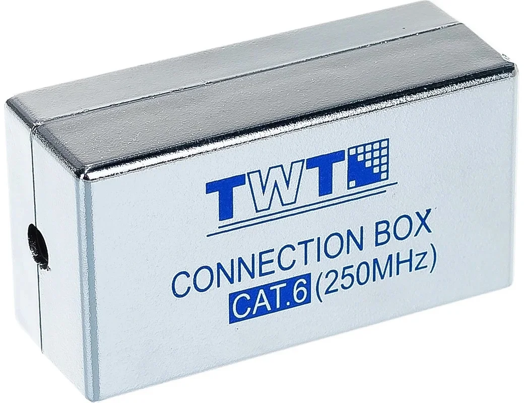Проходной адаптер Lanmaster TWT-CN110STP6 RJ45 кат.6 STP бел.
