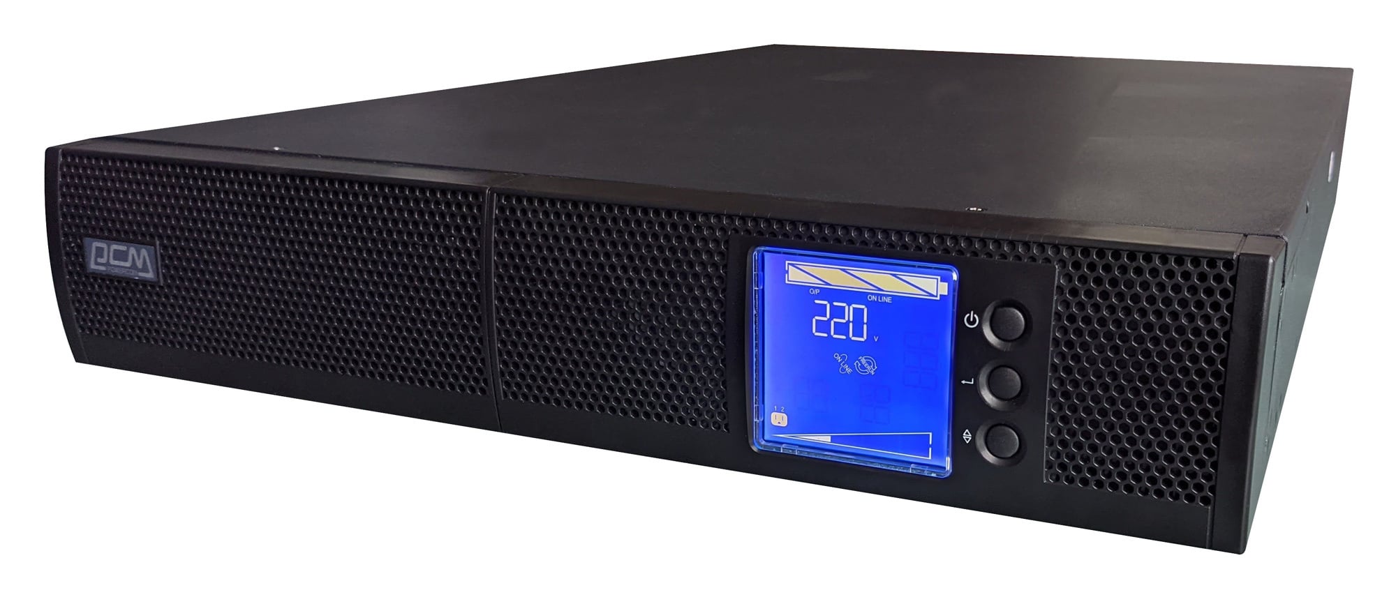 ИБП Powercom SNT-2000, 2000 Вт/2000 ВА, Rack/Tower, 8 розеток IEC320 C13 и 1 розетка IEC320 C19 с резервным питанием, LCD, USB, RS-232, слот под SNMP карту, ШхГхВ 428х635х84 мм, вес 28.5 кг/ UPS Powercom SNT-2000, 2000 W / 2000 VA, Rack / Tower, 8 IEC320 C13 sockets and 1 IEC320 C19 socket with backup power, LCD, USB, RS-232, SNMP card slot, WxDxH 428x635x84 mm, weight 28.5 kg