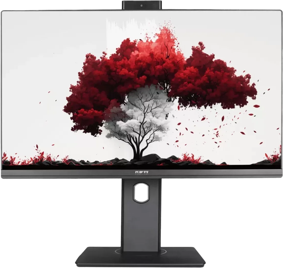 Монитор RDW 2402K (F00B3) 23,8" Monitor 1920x1080, IPS, 16:9, 250cd/m2, 1000:1, 5ms, 178°/178°, 75Гц, HDMI, DP, -5° /~23°, регулировка по высоте 130мм,  веб-камера, внешний БП, МПТ