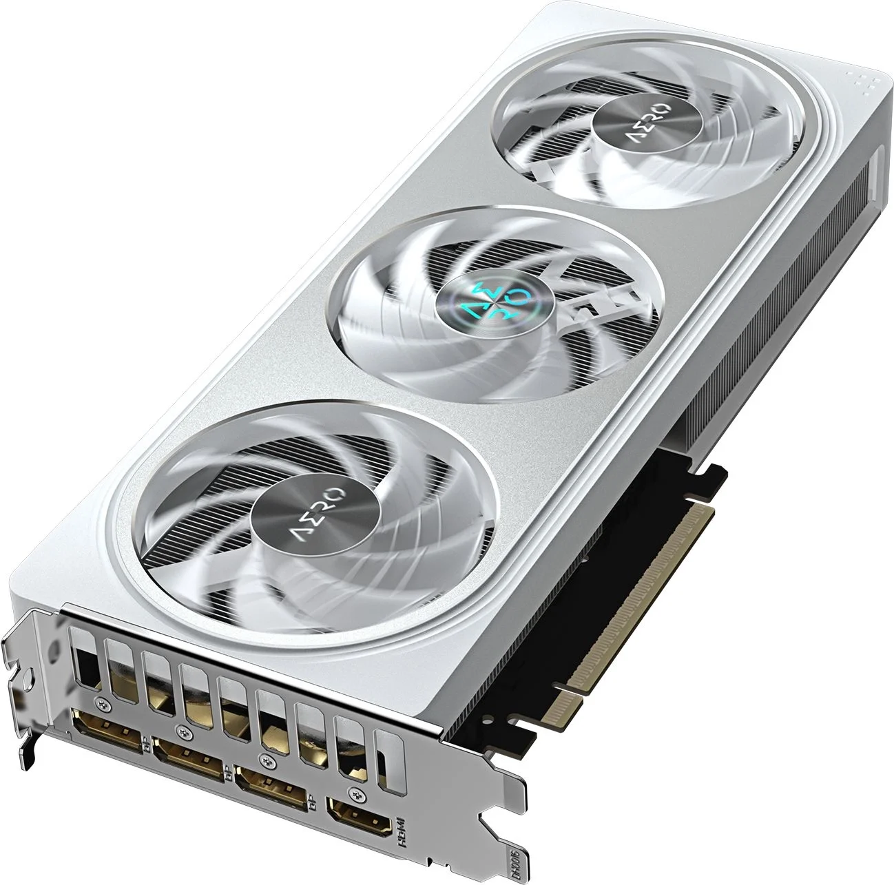 Видеокарта Gigabyte PCI-E 5.0 GV-N506TAERO OC-16GD 1.0 NVIDIA GeForce RTX 5060TI 16Gb 128bit GDDR7 2572/28000 HDMIx1 DPx3 HDCP Ret
