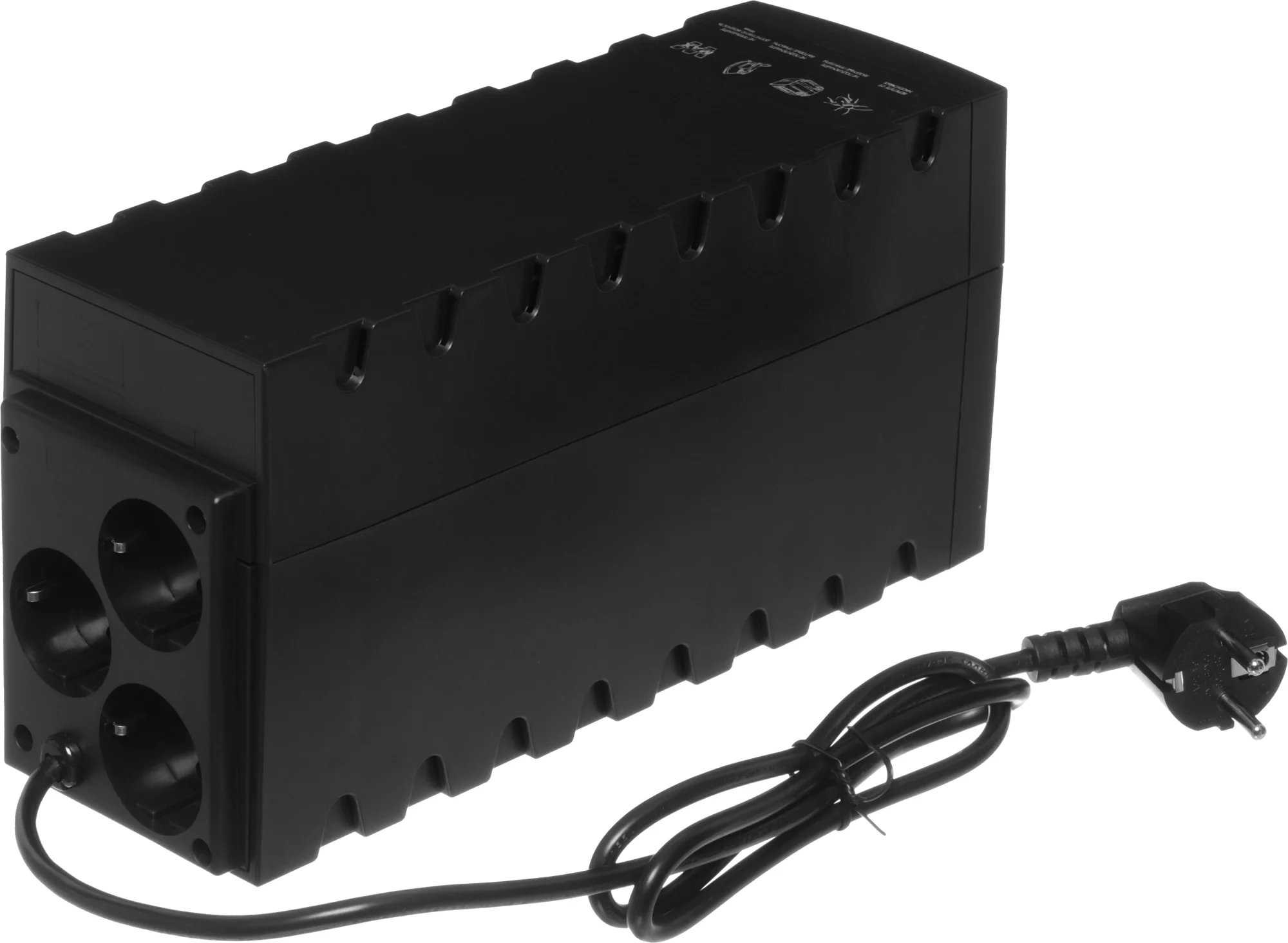 Источник бесперебойного питания Powercom Raptor, Line-Interactive, 600VA/360W, Tower, 3xSchuko (3 batt) (RPT-600A-EURO)