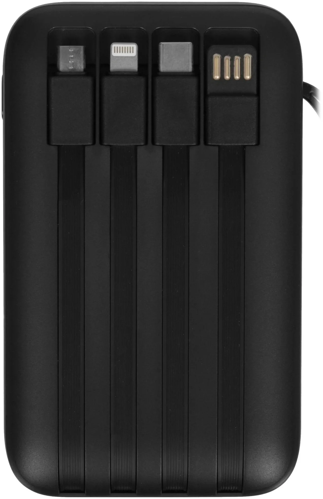 Аккумулятор внешний Tecno S201 20000 мАч Black 4 порта, 4 кабеля, Led дисплей