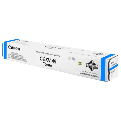 Картридж лазерный Canon C-EXV49C (8525B002) голубой (19 000 стр.) для Canon imageRUNNER ADVANCE серий C3300, C3500, DX C3700, DX C3800