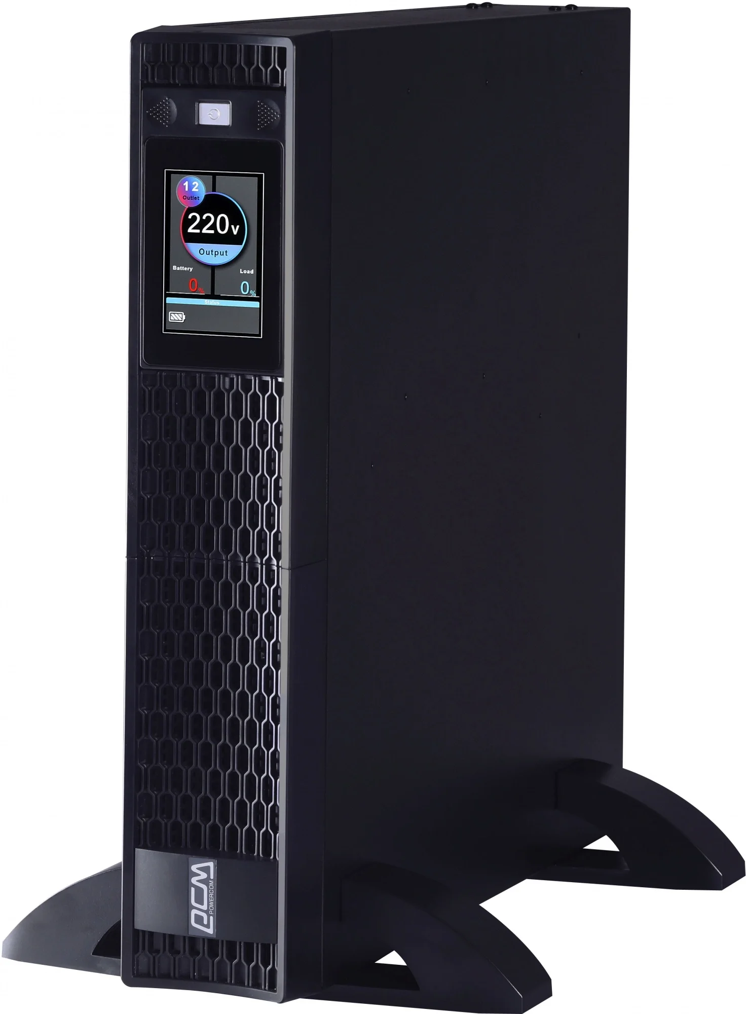 Источник бесперебойного питания Powercom Next, On-Line, 1500VA/1500W, Rack/Tower, 8*IEC320-C13, LCD, Serial+USB, SmartSlot, подкл. доп. Батарей (2027190)