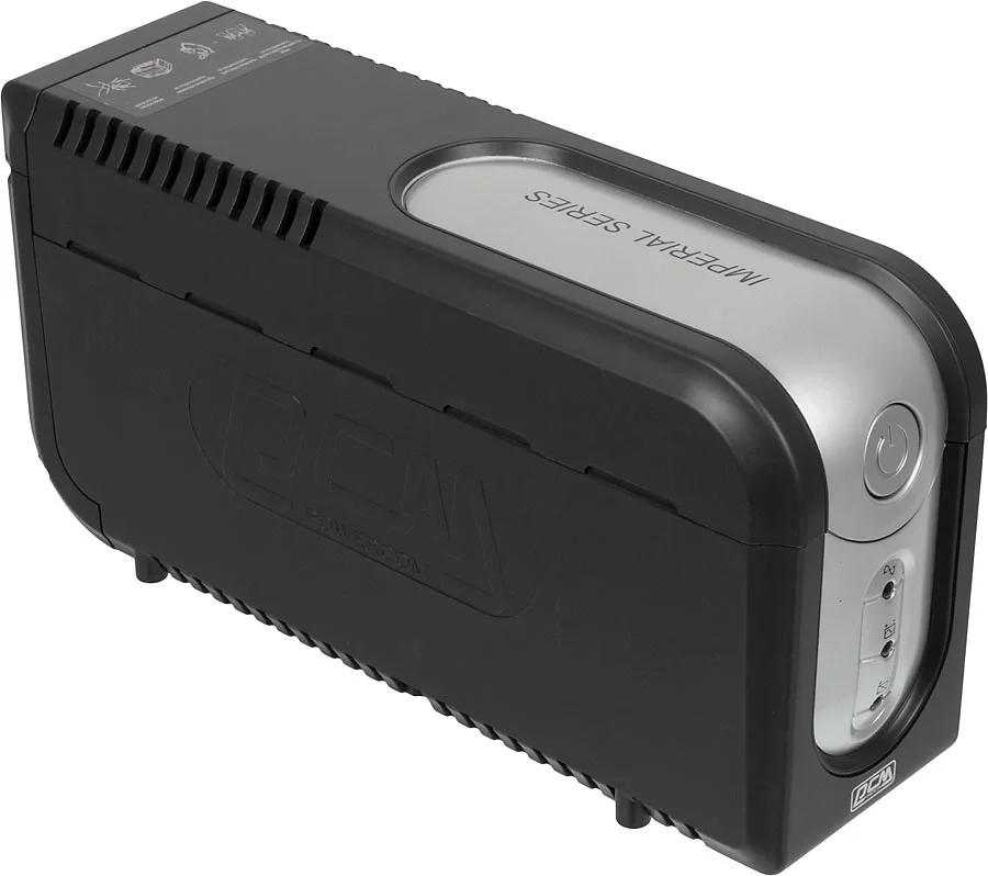 Источник бесперебойного питания Powercom Back-UPS IMPERIAL, Line-Interactive, 825VA/495W, Tower, 5*IEC320-C13 (2 surge & 3 batt), USB (507305)