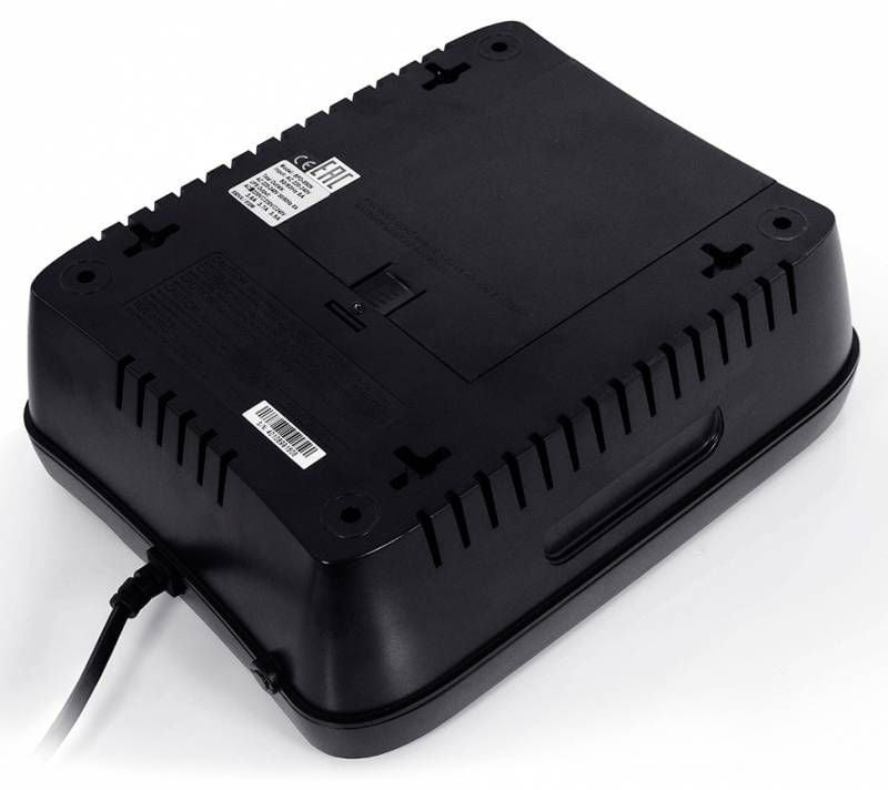 Источник бесперебойного питания Powercom Back-UPS SPIDER, Line-Interactive, 650VA/390W, Tower, 8xSchuko outlets (4 surge & 4 batt), USB (688275)