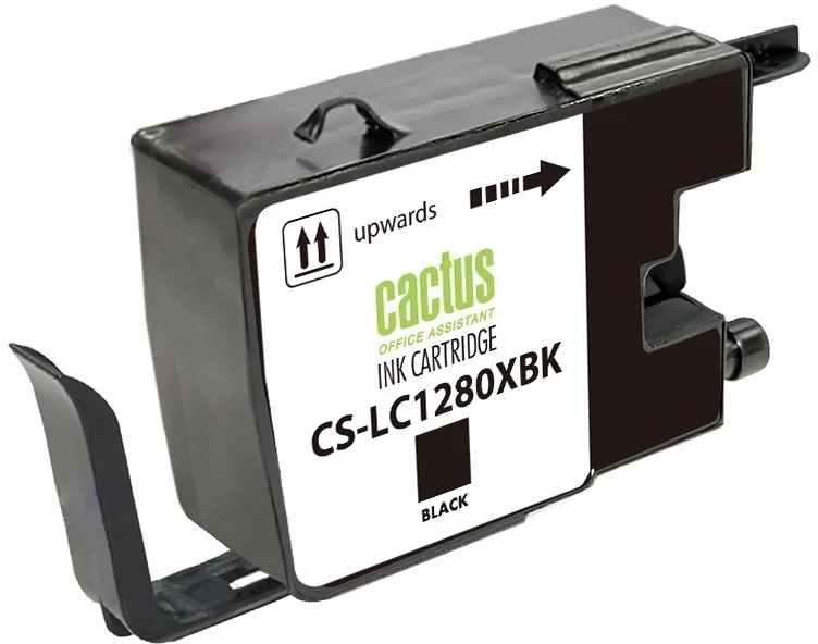 Картридж струйный Картридж струйный Cactus CS-LC1280XBK черный (62мл) для Brother MFC-J6510/6910DW