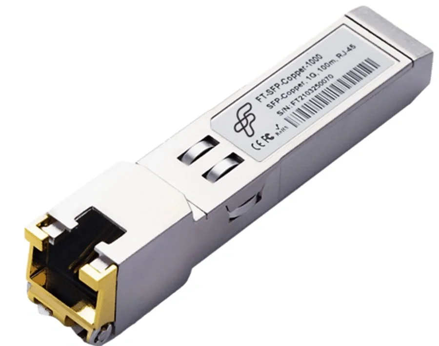 Трансивер FiberTrade модуль SFP модуль медный, RJ45, 1Гбит/с , 100м