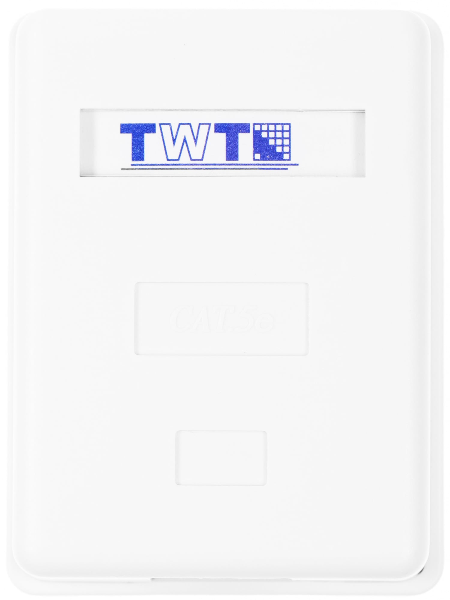 Розетка Lanmaster TWT-SM1-45-WH RJ45 1 кат.5E бел. (упак.:1шт)