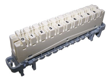 Плинт Lanmaster TWT-LSA10P-DIS-09, 10 пар, LSA-PROFIL, размыкаемый