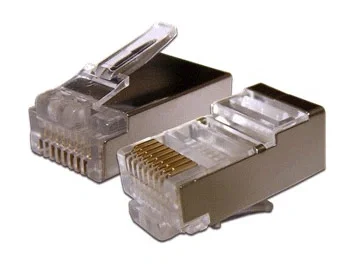 TWT <TWT-PL45/S-8P8C-6> RJ-45 Коннектор экранированный  Кат.6 (уп-ка 100шт)
