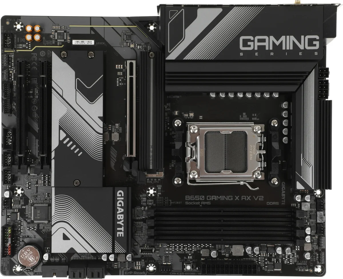Материнская плата Gigabyte B650 GAMING X AX V2, AM5, DDR5, Wi-Fi 6E, 2.5GbE