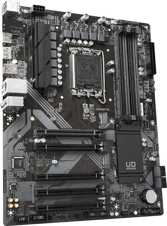 Материнская плата Gigabyte B760 DS3H DDR4, Socket 1700, DDR4, ATX