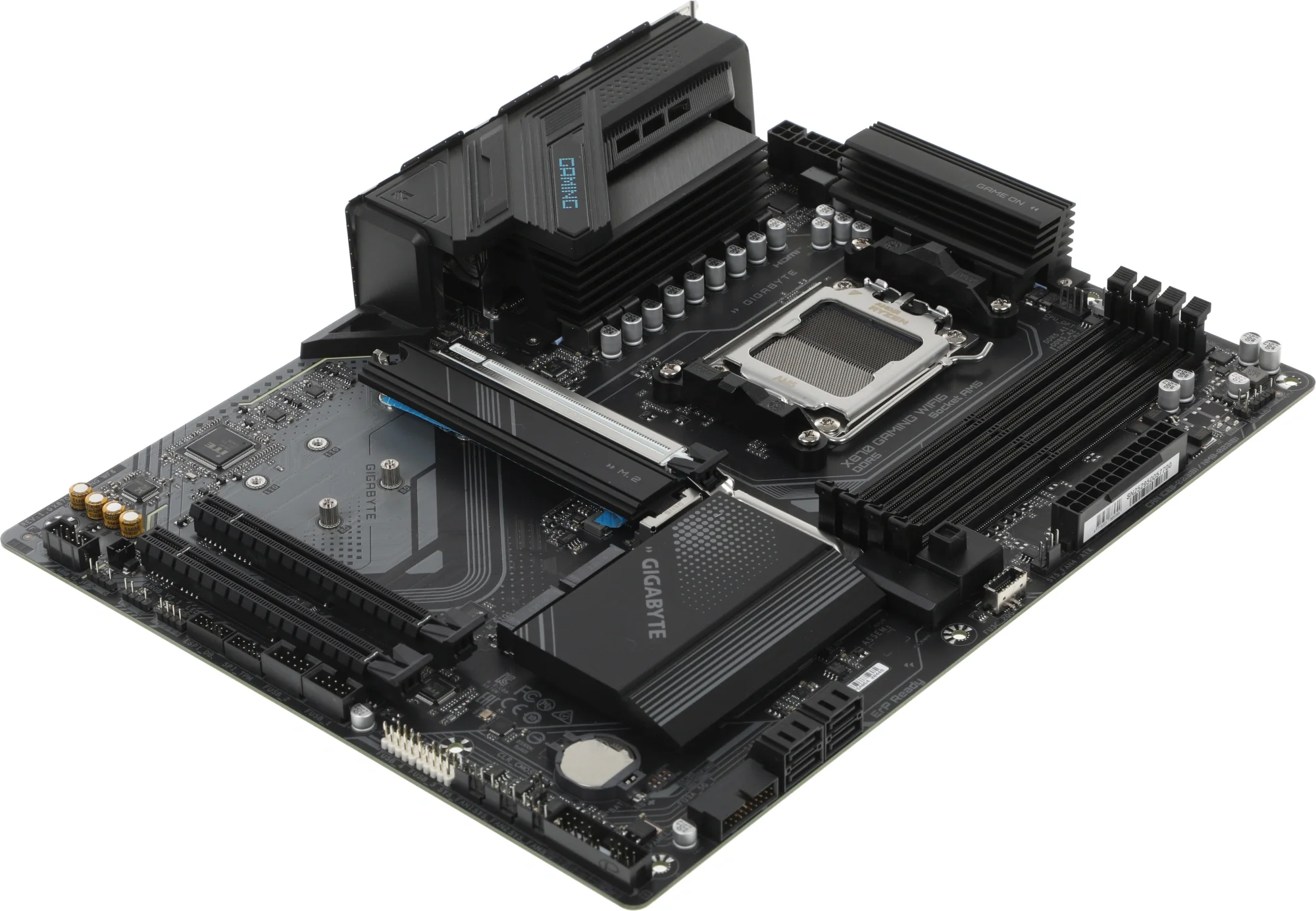 Материнская плата GIGABYTE X870 GAMING WIFI6, AM5, X870, 4*DDR5,  4*SATA, 3*M.2, 4*USB 3.2, 4*USB 2.0, 2*Type-C, 3*PCIx16, HDMI, ATX