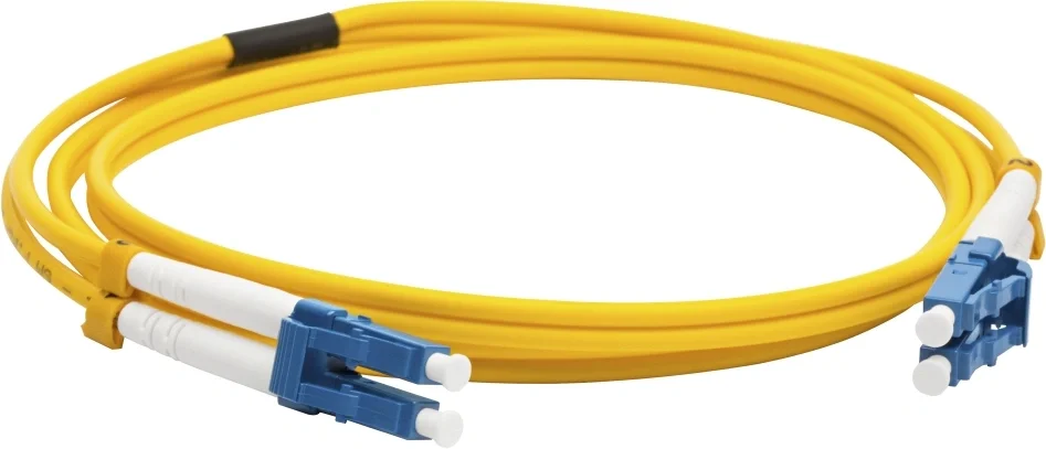 LAN-2LC-2LC/SU-3.0 Коммутационный шнур оптический Lanmaster Duplex LC/LC (UPC/UPC) OS2 9/125 LSZH 3м цвет: жёлтый