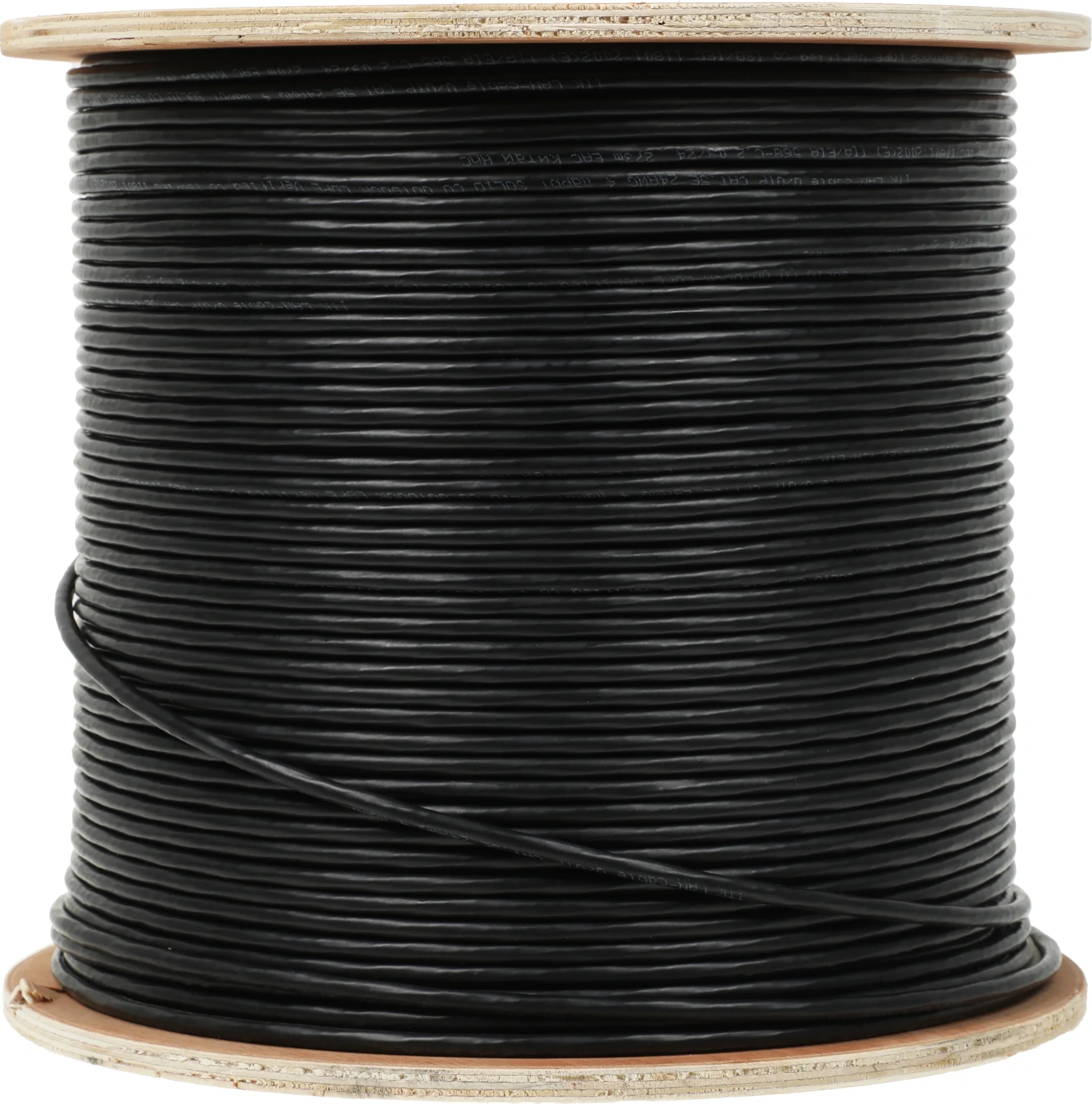LC3-C5E04-139 Кабель витая пара ITK U/UTP 4 пар. кат. 5е одножильный D 051 AWG24 LDPE 1м (коробка 305м) (рипкорд) внешний цвет: чёрный