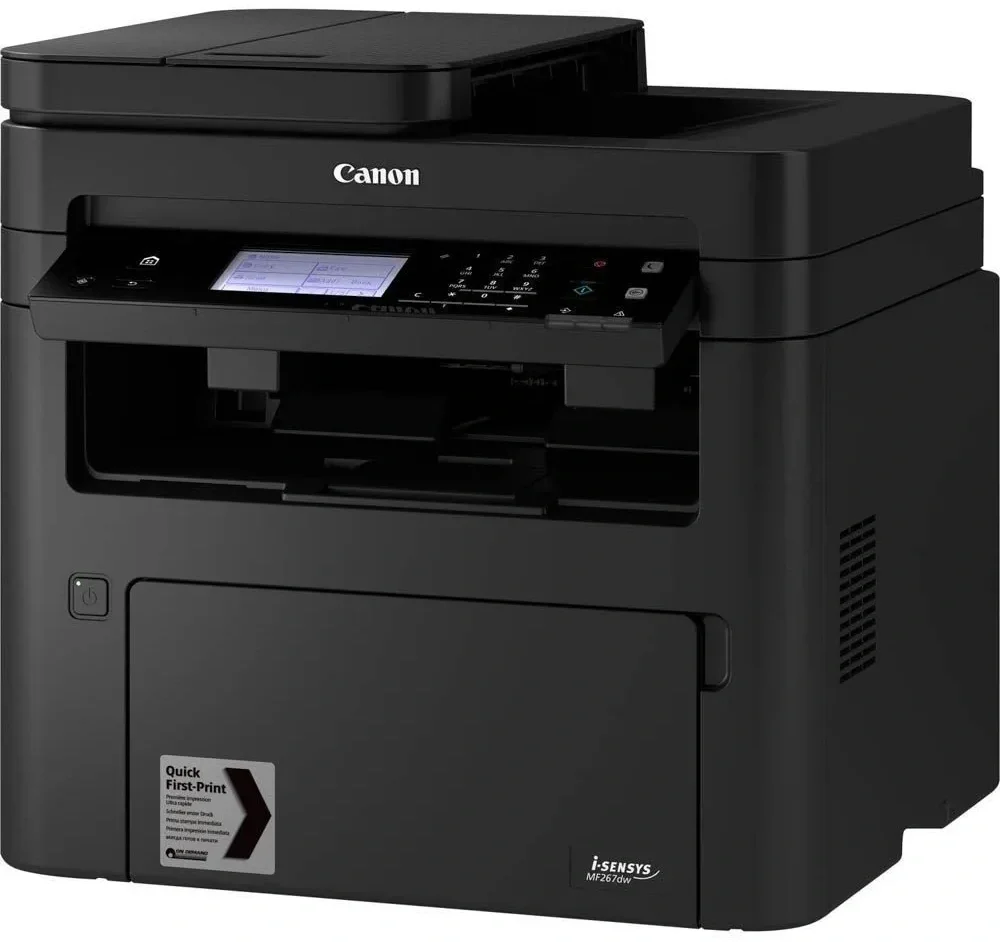 МФУ лазерный CANON i-Sensys MF267dw II (А4, принтер/сканер/копир/факс, 1200dpi, 28ppm, 256Mb, ADF35, Duplex, WiFi, Lan, USB) (5938C008)