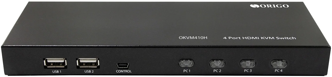 Переключатель ORIGO 4-портовый KVM-переключатель с портами HDMI и USB