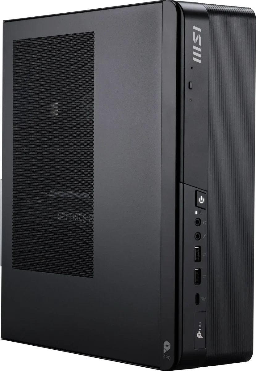 Настольный компьютер MSI - Pro DP80 A14G-035XRU, Intel Core i5 14400 2500MHz, DDR5 16 ГБ, SSD 512 ГБ, Intel Graphics, Wi-Fi, Bluetooth, Card-reader, чёрный, ОС не установлена, Mini PC, 9S6-B20821-082