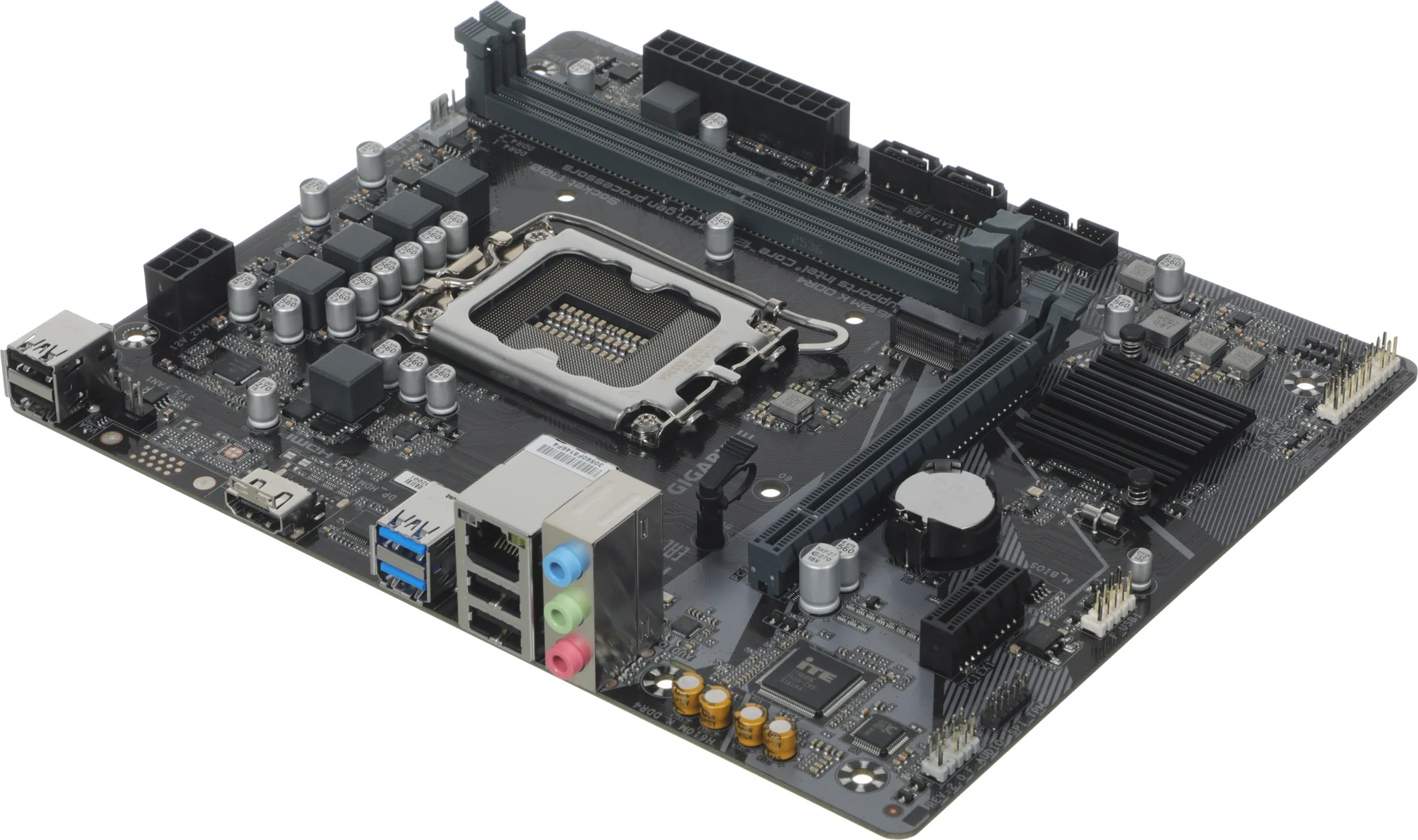 Материнская плата Gigabyte H610M K DDR4, LGA1700, H610, 2xDDR4, mATX