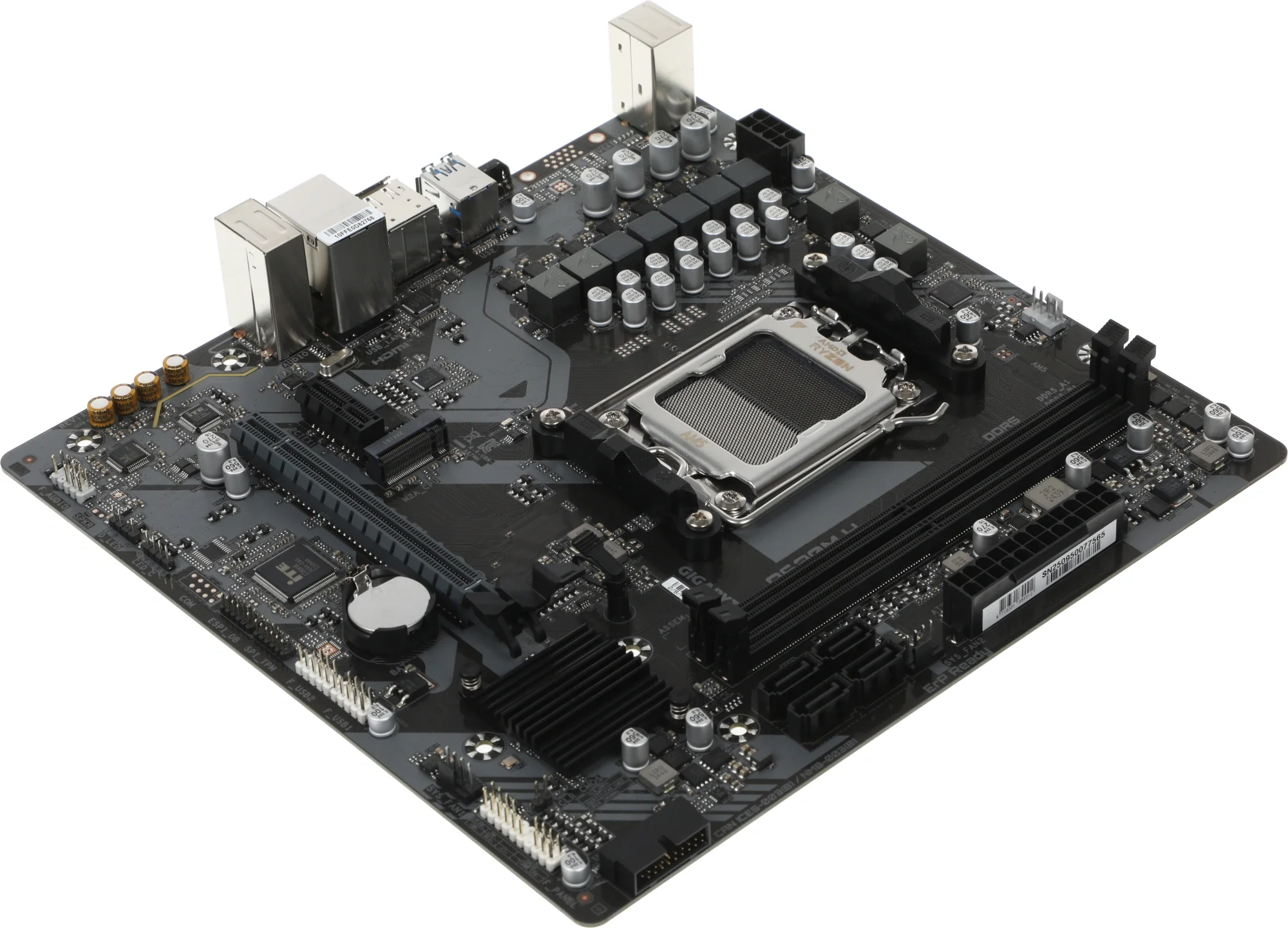Материнская плата Gigabyte A620M H, Socket AM5, A620, 2xDDR5, 1xM.2