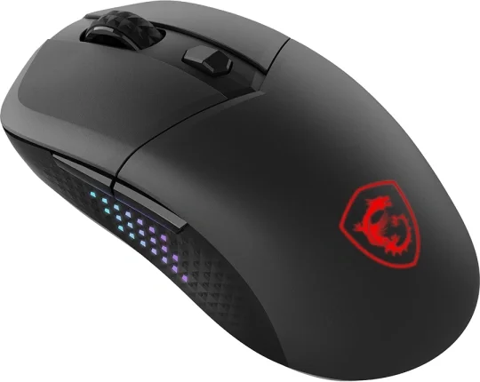 Мышь беспроводная/проводная MSI Versa 300 Elite черный, 26000 dpi, радиоканал, Bluetooth, USB, кнопки - 6