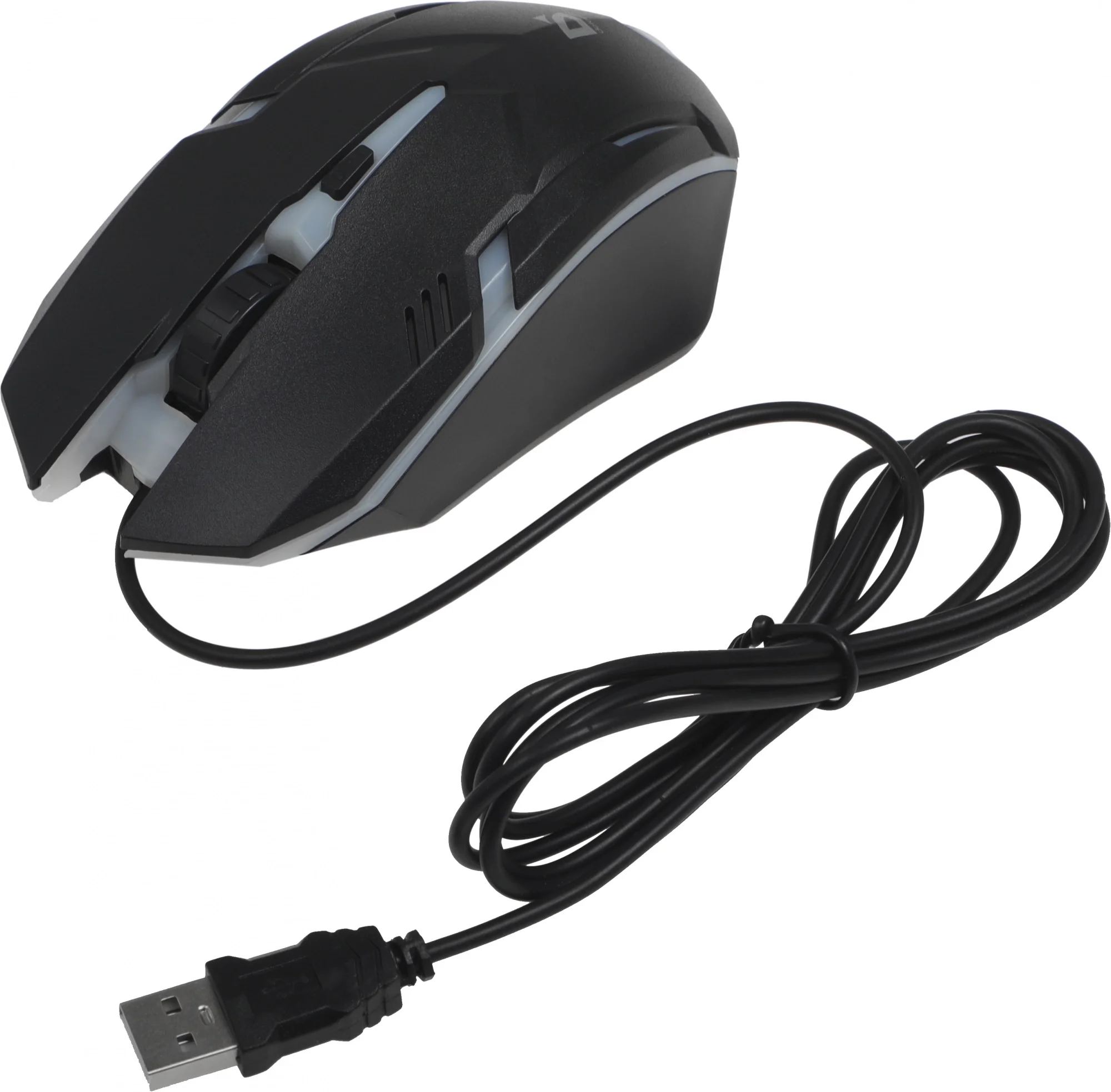Defender Cyber MB-560L [52560] {Проводная оптическая мышь, 7 цветов, 3 кнопки,1200dpi, черный}