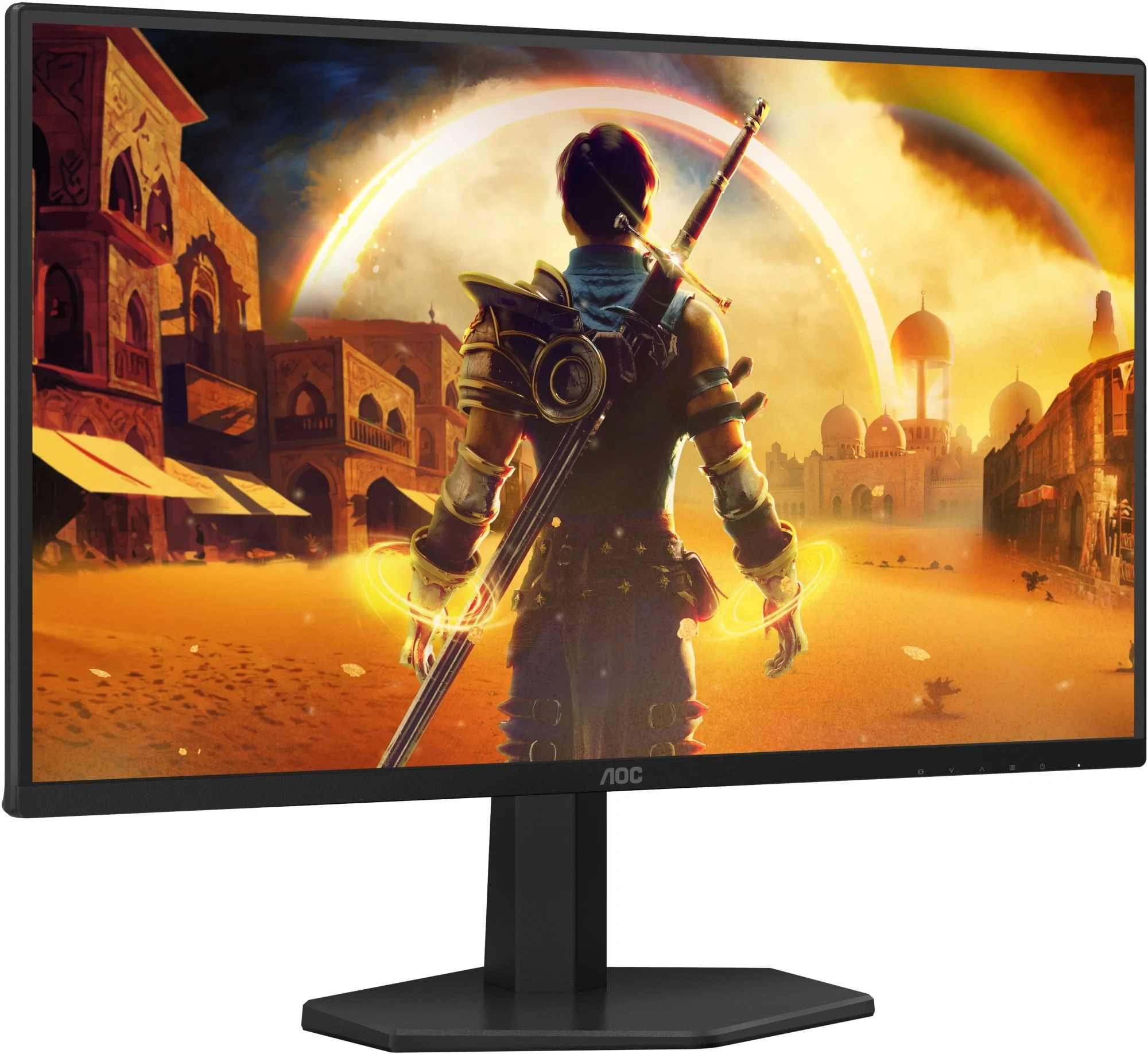 Монитор 27" AOC 27G42E Fast IPS 1920x1080, 180 Гц, 0.5 мс, 16:9, 300 кд/м², HDMI 2.0, DP 1.4, 3.5 Jack, Adaptive-Sync, HDR10, черный