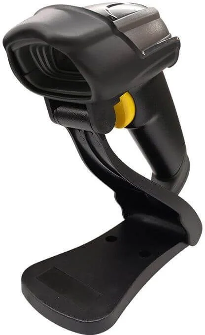 Ручной проводной сканер штрих-кодов Mindeo - MD6600-SR_stand, Image, USB, RS-232, 1D, 2D, цвет чёрный, MD6600-SR_STAND