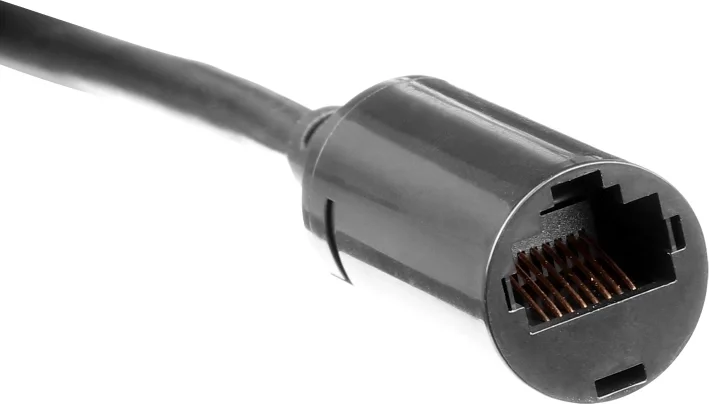 Удлинитель патч-корда Lanmaster LAN-PCEXT/U5E-5.0-BK UTP кат.5E, розетка RJ45 - вилка RJ-45,  5.0 м, черный