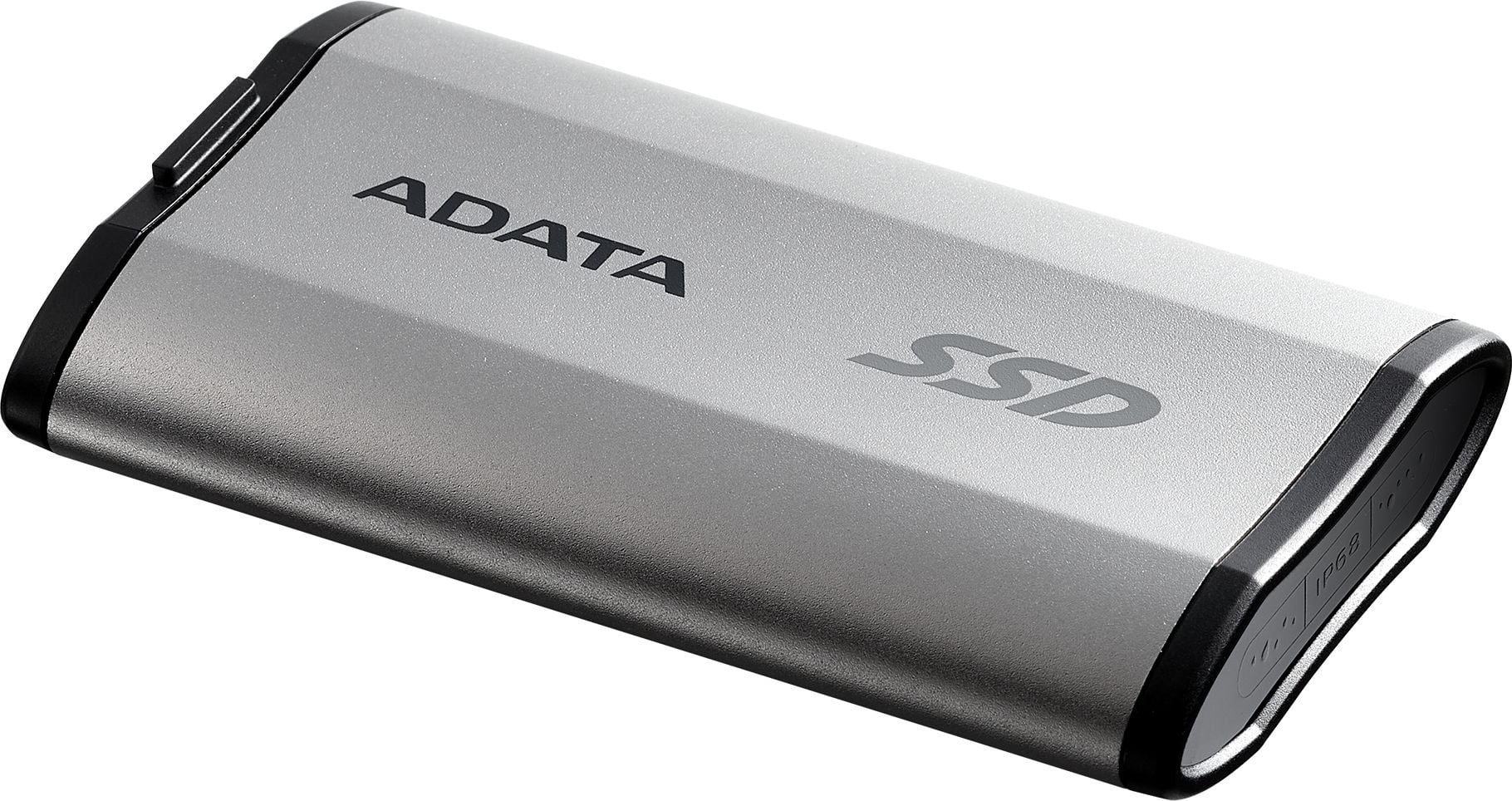 Твердотельный накопитель/ ADATA External SSD SD810, 4000GB, Type-C, USB 3.2 Gen2х2, up to R/W 2000/2000 MB/s, 72.7x44x12.2mm, Silver (5 лет)